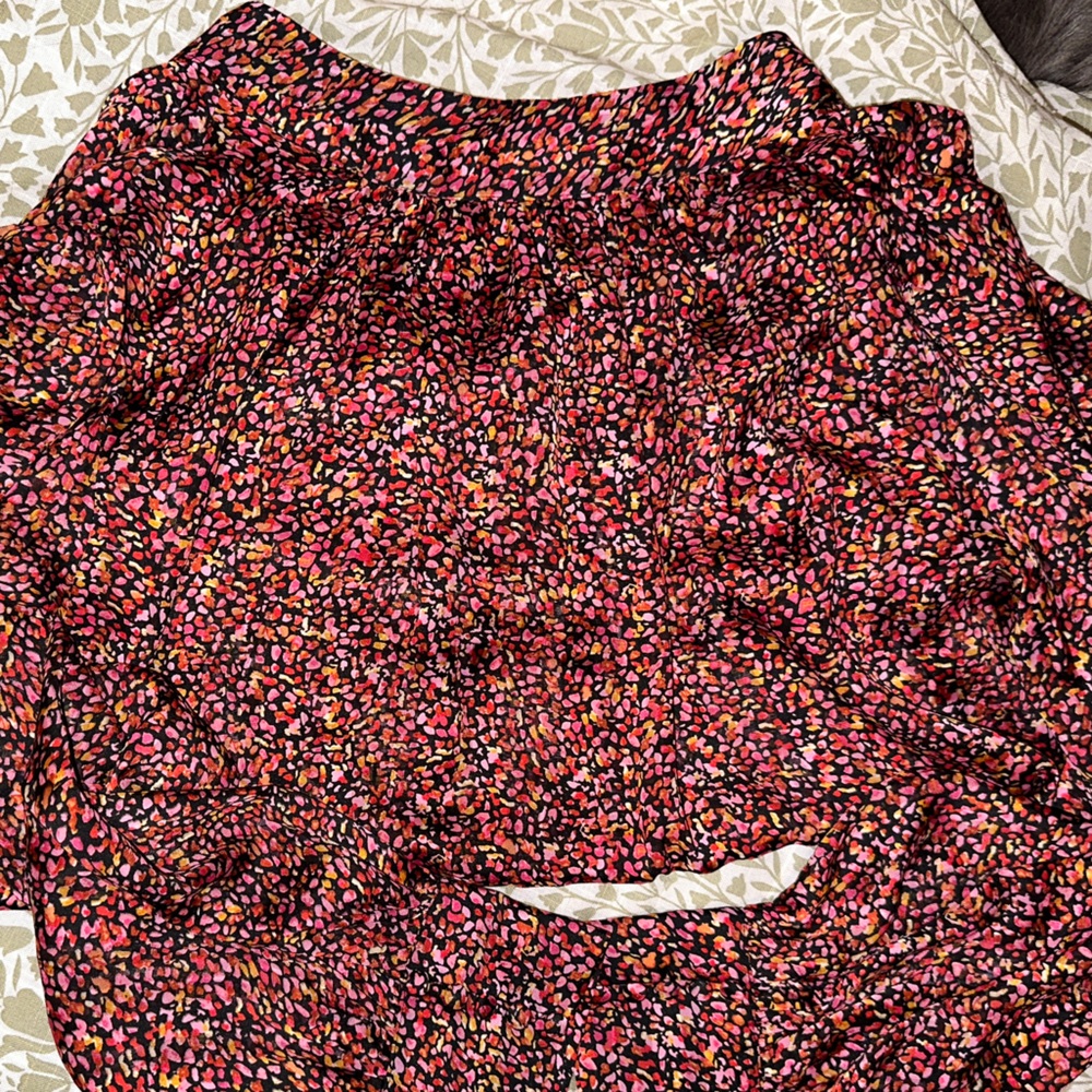 H&M Multicolor Floral Women's Blouse Size XL